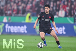 22.04.2026, Fussball DFB-Pokal  2025/2026 Halbfinale, Bayer Leverkusen - FC Bayern München, in der BayArena Leverkusen. Ibrahim Maza (Bayer Leverkusen)  


