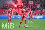 22.04.2026, Fussball DFB-Pokal  2025/2026 Halbfinale, Bayer Leverkusen - FC Bayern München, in der BayArena Leverkusen. Michael Olise (FC Bayern München)


