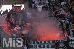 25.04.2026, Fussball 1. Bundesliga 2025/2026, 31.Spieltag, FC Augsburg - Eintracht Frankfurt, in der WWK-Arena Augsburg. Fans Frankfurt