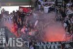 25.04.2026, Fussball 1. Bundesliga 2025/2026, 31.Spieltag, FC Augsburg - Eintracht Frankfurt, in der WWK-Arena Augsburg. Fans Frankfurt