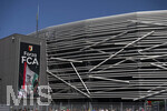 25.04.2026, Fussball 1. Bundesliga 2025/2026, 31.Spieltag, FC Augsburg - Eintracht Frankfurt, in der WWK-Arena Augsburg.  Aussenansicht der WWK-Arena vor dem Spiel.
