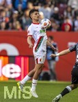 25.04.2026, Fussball 1. Bundesliga 2025/2026, 31.Spieltag, FC Augsburg - Eintracht Frankfurt, in der WWK-Arena Augsburg. Dimitrios Christos Giannoulis (FC Augsburg) 