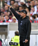 26.04.2026, Fussball 1. Bundesliga 2025/2026, 31.Spieltag, VfB Stuttgart - SV Werder Bremen, in der MHP-Arena Stuttgart, Trainer Sebastian Hoeneß (Stuttgart) gestikuliert.

