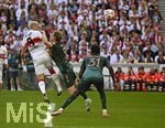 26.04.2026, Fussball 1. Bundesliga 2025/2026, 31.Spieltag, VfB Stuttgart - SV Werder Bremen, in der MHP-Arena Stuttgart, Ermedin Demirovic (Stuttgart) trifft zum 1:1

