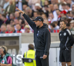26.04.2026, Fussball 1. Bundesliga 2025/2026, 31.Spieltag, VfB Stuttgart - SV Werder Bremen, in der MHP-Arena Stuttgart, Trainer Sebastian Hoeneß (Stuttgart) nachdenklich 