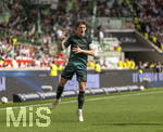 26.04.2026, Fussball 1. Bundesliga 2025/2026, 31.Spieltag, VfB Stuttgart - SV Werder Bremen, in der MHP-Arena Stuttgart, Jens Stage (Werder Bremen) Torjubel 