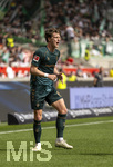 26.04.2026, Fussball 1. Bundesliga 2025/2026, 31.Spieltag, VfB Stuttgart - SV Werder Bremen, in der MHP-Arena Stuttgart, Jens Stage (Werder Bremen) Torjubel 