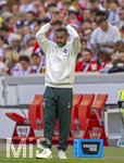 26.04.2026, Fussball 1. Bundesliga 2025/2026, 31.Spieltag, VfB Stuttgart - SV Werder Bremen, in der MHP-Arena Stuttgart, Trainer Daniel Thioune (Werder Bremen) in Rage an der Seitenlinie. 