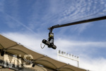 26.04.2026, Fussball 1. Bundesliga 2025/2026, 31.Spieltag, VfB Stuttgart - SV Werder Bremen, in der MHP-Arena Stuttgart, Kamera-Angel hinter dem Tor.
