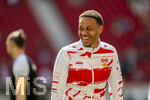 26.04.2026, Fussball 1. Bundesliga 2025/2026, 31.Spieltag, VfB Stuttgart - SV Werder Bremen, in der MHP-Arena Stuttgart, Nikolas Nartey (Stuttgart) beim Aufwärmen 