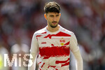 26.04.2026, Fussball 1. Bundesliga 2025/2026, 31.Spieltag, VfB Stuttgart - SV Werder Bremen, in der MHP-Arena Stuttgart, Atakan Karazor (Stuttgart) beim Aufwärmen 