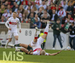 26.04.2026, Fussball 1. Bundesliga 2025/2026, 31.Spieltag, VfB Stuttgart - SV Werder Bremen, in der MHP-Arena Stuttgart, Ermedin Demirovic (Stuttgart) am Boden 