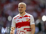 26.04.2026, Fussball 1. Bundesliga 2025/2026, 31.Spieltag, VfB Stuttgart - SV Werder Bremen, in der MHP-Arena Stuttgart, Ermedin Demirovic (Stuttgart) beim Aufwärmen 
