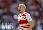26.04.2026, Fussball 1. Bundesliga 2025/2026, 31.Spieltag, VfB Stuttgart - SV Werder Bremen, in der MHP-Arena Stuttgart, Ermedin Demirovic (Stuttgart) beim Aufwärmen 