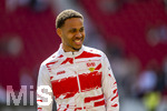 26.04.2026, Fussball 1. Bundesliga 2025/2026, 31.Spieltag, VfB Stuttgart - SV Werder Bremen, in der MHP-Arena Stuttgart, Nikolas Nartey (Stuttgart) beim Aufwärmen 