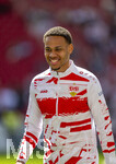 26.04.2026, Fussball 1. Bundesliga 2025/2026, 31.Spieltag, VfB Stuttgart - SV Werder Bremen, in der MHP-Arena Stuttgart, Nikolas Nartey (Stuttgart) beim Aufwärmen 