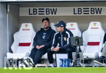26.04.2026, Fussball 1. Bundesliga 2025/2026, 31.Spieltag, VfB Stuttgart - SV Werder Bremen, in der MHP-Arena Stuttgart, li: Trainer Sebastian Hoeneß (Stuttgart) unzufrieden.