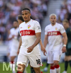26.04.2026, Fussball 1. Bundesliga 2025/2026, 31.Spieltag, VfB Stuttgart - SV Werder Bremen, in der MHP-Arena Stuttgart, Jamie Leweling (Stuttgart) 