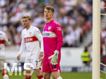 26.04.2026, Fussball 1. Bundesliga 2025/2026, 31.Spieltag, VfB Stuttgart - SV Werder Bremen, in der MHP-Arena Stuttgart, Torwart Alexander Nübel (Stuttgart) 