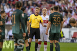 26.04.2026, Fussball 1. Bundesliga 2025/2026, 31.Spieltag, VfB Stuttgart - SV Werder Bremen, in der MHP-Arena Stuttgart, Schiedsrichter Christian Dingert , Ermedin Demirovic (Stuttgart), 