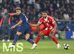 28.04.2026, Fussball UEFA Championsleague 2025/2026: Halbfinale Hinspiel,  Paris St. Germain - FC Bayern München, im Stadion Parc de Princes in Paris (Frankreich). v.l. Desire Doue (FC Paris Saint-Germain) gegen Jonathan Tah (FC Bayern München) 
  

