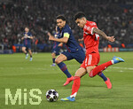 28.04.2026, Fussball UEFA Championsleague 2025/2026: Halbfinale Hinspiel,  Paris St. Germain - FC Bayern München, im Stadion Parc de Princes in Paris (Frankreich). v.l. Marquinhos (FC Paris Saint-Germain) gegen Luis Diaz (FC Bayern München) 
  

