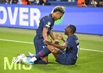 28.04.2026, Fussball UEFA Championsleague 2025/2026: Halbfinale Hinspiel,  Paris St. Germain - FC Bayern München, im Stadion Parc de Princes in Paris (Frankreich).Ousmane Dembele (FC Paris Saint-Germain) Torjubel mit Desire Doue (FC Paris Saint-Germain) 
  

