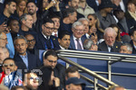 28.04.2026, Fussball UEFA Championsleague 2025/2026: Halbfinale Hinspiel,  Paris St. Germain - FC Bayern München, im Stadion Parc de Princes in Paris (Frankreich). mitte: Präsident Nasser Al-Khelaifi (Paris St. Germain, Qatar Sports Investments, QSI) auf der Ehrentribüne.