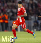 28.04.2026, Fussball UEFA Championsleague 2025/2026: Halbfinale Hinspiel,  Paris St. Germain - FC Bayern München, im Stadion Parc de Princes in Paris (Frankreich). Luis Diaz (FC Bayern München) am Ball 
