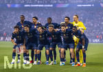 28.04.2026, Fussball UEFA Championsleague 2025/2026: Halbfinale Hinspiel,  Paris St. Germain - FC Bayern München, im Stadion Parc de Princes in Paris (Frankreich). Mannschaftsfoto Paris, Torwart Matvey Safonov (FC Paris Saint-Germain), Achraf Hakimi (FC Paris Saint-Germain), Marquinhos (FC Paris Saint-Germain), Khvicha Kvaratskhelia (FC Paris Saint-Germain), Ousmane Dembele (FC Paris Saint-Germain), Desire Doue (FC Paris Saint-Germain), Vitinha (FC Paris Saint-Germain), Nuno Mendes (FC Paris Saint-Germain), Warren Zaire-Emery (FC Paris Saint-Germain), Willian Pacho (FC Paris Saint-Germain), Joao Neves (FC Paris Saint-Germain), 
