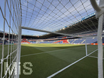 28.04.2026, Fussball UEFA Championsleague 2025/2026: Halbfinale Hinspiel,  Paris St. Germain - FC Bayern München, im Stadion Parc de Princes in Paris (Frankreich). Noch ist das Stadion leer, Übersichtsaufnahme durch das Tornetz aufs Spielfeld.