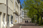 02.05.2026, Bad Wörishofen (Unterallgäu), Fussgängerzone, Das Stammhaus, die neue Wohnanlage mitten in der Stadt an der Promenade. 