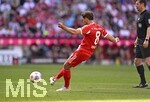 02.05.2026, Fussball Bundesliga 2025/2026, 32.Spieltag, FC Bayern München - 1.FC Heidenheim, in der Allianz-Arena München,   Leon Goretzka (FC Bayern München) trifft hier zum 1:2


