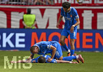 02.05.2026, Fussball Bundesliga 2025/2026, 32.Spieltag, FC Bayern München - 1.FC Heidenheim, in der Allianz-Arena München,   
Budu Zivzivadze (1. FC Heidenheim 1846)  jubelt nach dem 2:3 mit seinen Kollegen

