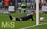 02.05.2026, Fussball Bundesliga 2025/2026, 32.Spieltag, FC Bayern München - 1.FC Heidenheim, in der Allianz-Arena München,   Torwart Diant Ramaj (1.FC Heidenheim) ist geschlagen beim 3:3


