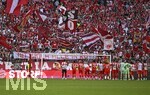 02.05.2026, Fussball Bundesliga 2025/2026, 32.Spieltag, FC Bayern München - 1.FC Heidenheim, in der Allianz-Arena München,   Mittwoch alle in Rot!  Fordert die Südkurve


