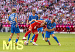 02.05.2026, Fussball Bundesliga 2025/2026, 32.Spieltag, FC Bayern München - 1.FC Heidenheim, in der Allianz-Arena München, v.li: Hennes Behrens (1.FC Heidenheim), Harry Kane (FC Bayern München), Jonas Föhrenbach (1. FC Heidenheim 1846) 