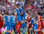 02.05.2026, Fussball Bundesliga 2025/2026, 32.Spieltag, FC Bayern München - 1.FC Heidenheim, in der Allianz-Arena München, Jan Schöppner (1. FC Heidenheim 1846), Patrick Mainka (1.FC Heidenheim) 
