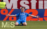02.05.2026, Fussball Bundesliga 2025/2026, 32.Spieltag, FC Bayern München - 1.FC Heidenheim, in der Allianz-Arena München, Budu Zivzivadze (1. FC Heidenheim 1846) Torjubel, 
