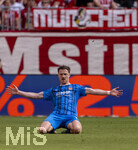 02.05.2026, Fussball Bundesliga 2025/2026, 32.Spieltag, FC Bayern München - 1.FC Heidenheim, in der Allianz-Arena München, Budu Zivzivadze (1. FC Heidenheim 1846) Torjubel, 