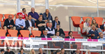 02.05.2026, Fussball Bundesliga 2025/2026, 32.Spieltag, FC Bayern München - 1.FC Heidenheim, in der Allianz-Arena München, Ehrentribüne mit Ex-Vorstandsvorsitzender Karl-Heinz Rummenigge (FC Bayern München), Ehren-Präsident Uli Hoeneß (FC Bayern München, Hoeness), Rouven Kasper (VORSTAND MARKETING UND VERTRIEB, FC Bayern), Sportvorstand Max Eberl (Bayern München), Vorstandsvorsitzender Jan-Christian Dreesen (FC Bayern München), Präsident Herbert Hainer (FC Bayern), Arjen Robben, Franz Bulle Roth mit Armmanschette.