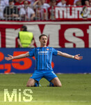 02.05.2026, Fussball Bundesliga 2025/2026, 32.Spieltag, FC Bayern München - 1.FC Heidenheim, in der Allianz-Arena München, Budu Zivzivadze (1. FC Heidenheim 1846) Torjubel, 