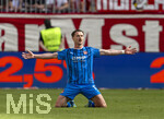 02.05.2026, Fussball Bundesliga 2025/2026, 32.Spieltag, FC Bayern München - 1.FC Heidenheim, in der Allianz-Arena München, Budu Zivzivadze (1. FC Heidenheim 1846) Torjubel, 