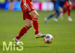 02.05.2026, Fussball Bundesliga 2025/2026, 32.Spieltag, FC Bayern München - 1.FC Heidenheim, in der Allianz-Arena München, Konrad Laimer (FC Bayern München) am Ball 