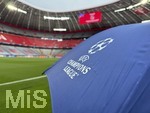 06.05.2026, Fussball UEFA Championsleague 2025/2026: Halbfinale Rückpiel,  FC Bayern München - Paris St. Germain, in der Allianz-Arena München, Championsleague Schirm in der Arena
  

