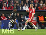 06.05.2026, Fussball UEFA Championsleague 2025/2026: Halbfinale Rückpiel,  FC Bayern München - Paris St. Germain, in der Allianz-Arena München, Konrad Laimer (FC Bayern München) schiesst an 

