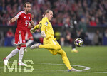 06.05.2026, Fussball UEFA Championsleague 2025/2026: Halbfinale Rückpiel,  FC Bayern München - Paris St. Germain, in der Allianz-Arena München, v.l. Harry Kane (FC Bayern München) und Torwart Matvey Safonov (FC Paris Saint-Germain) 
  

