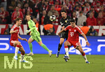06.05.2026, Fussball UEFA Championsleague 2025/2026: Halbfinale Rückpiel,  FC Bayern München - Paris St. Germain, in der Allianz-Arena München, v.l. Josip Stanisic (Bayern München), Torwart Manuel Neuer (FC Bayern München), Warren Zaire-Emery (FC Paris Saint-Germain) und Aleksandar Pavlovic (Bayern München)  
  

