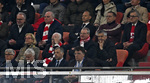 06.05.2026, Fussball UEFA Championsleague 2025/2026: Halbfinale Rückpiel,  FC Bayern München - Paris St. Germain, in der Allianz-Arena München, v.l. Ex-Vorstandsvorsitzender Karl-Heinz Rummenigge (FC Bayern München) , Ehren-Präsident Uli Hoeneß (FC Bayern München, Hoeness), x, Sportvorstand Max Eberl (Bayern München) und Vorstandsvorsitzender Jan-Christian Dreesen (FC Bayern München) und unten Präsident Herbert Hainer (FC Bayern) 
  

