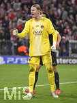 06.05.2026, Fussball UEFA Championsleague 2025/2026: Halbfinale Rückpiel,  FC Bayern München - Paris St. Germain, in der Allianz-Arena München, Torwart Matvey Safonov (FC Paris Saint-Germain) jubelt.
  

